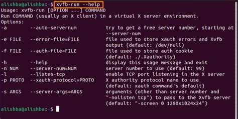 xxvbf|linux .